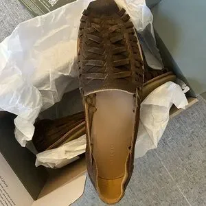 Nisolo | Shoes | Nisolo Huarache 15 In Waxed Brown New In 